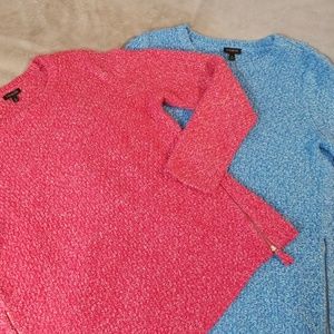 💥SALE❗💥💰2 for 1 TALBOTS pink and blue knit